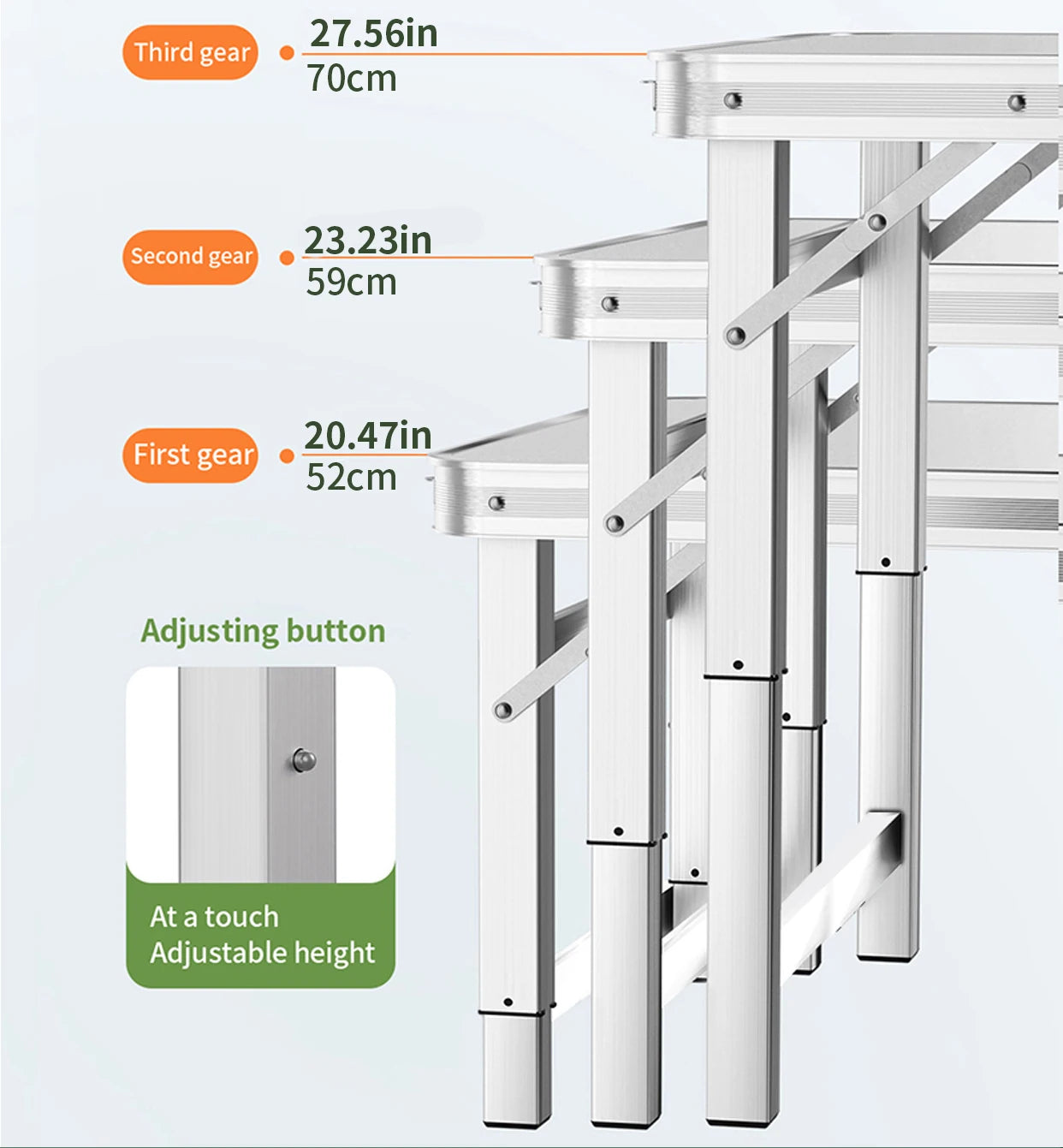 Portable Folding Outdoor Table Camping Picnic Gathering Furniture