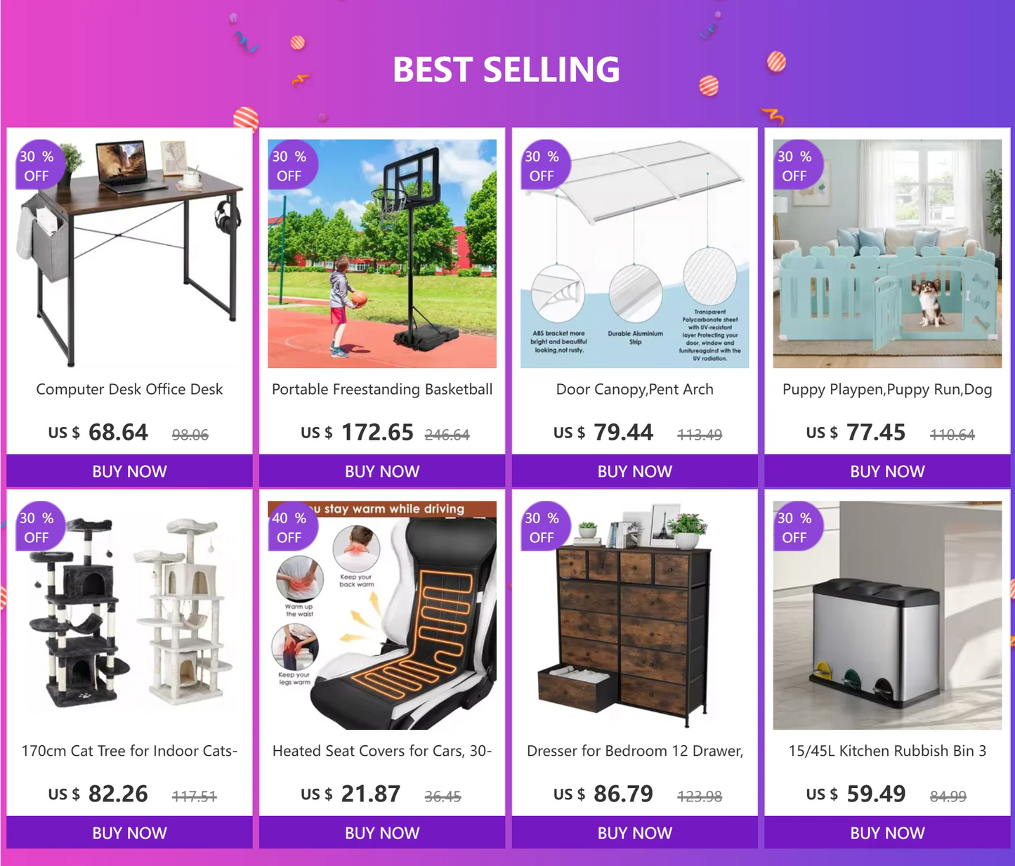 Ljustra 4PCS Garden Chairs Steel Iron High Back Outdoor Folding Chair Set