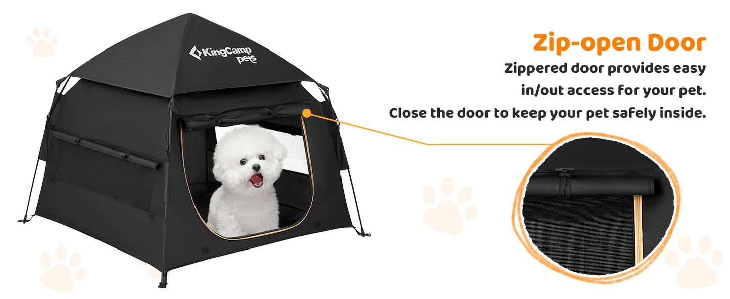 Ljustra Foldable Dog Tent Portable Playpen for Small Medium Puppies