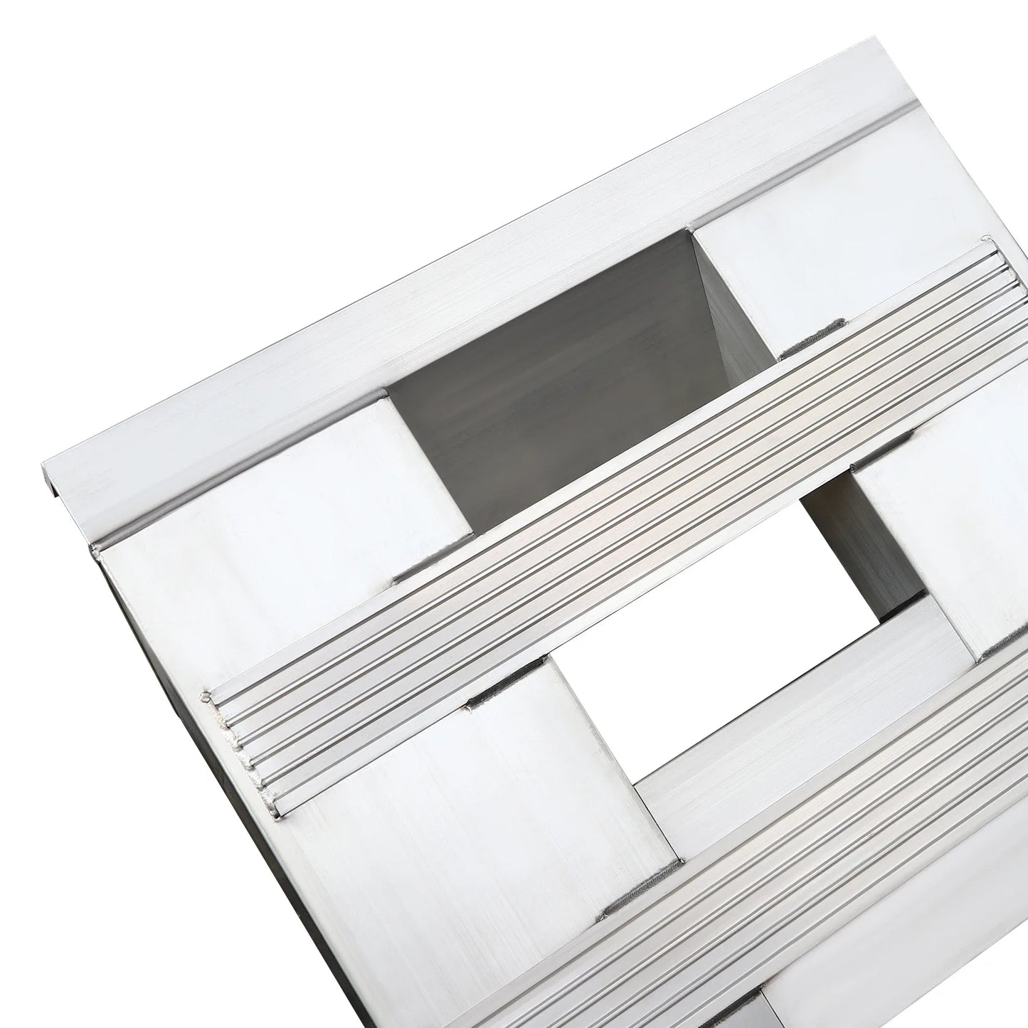 2pcs Heavy-Duty Aluminum Trailer Ramps 6000lbs 60"x12" Anti-Slip Ramps