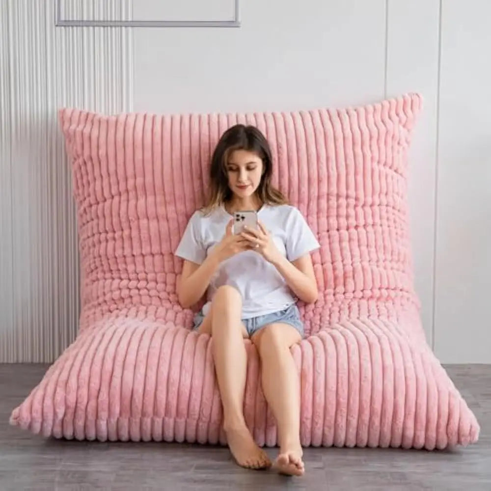 Ljustra 3 in 1 Bean Bag Chair Convertible Lounger Sofa for Kids and Adults