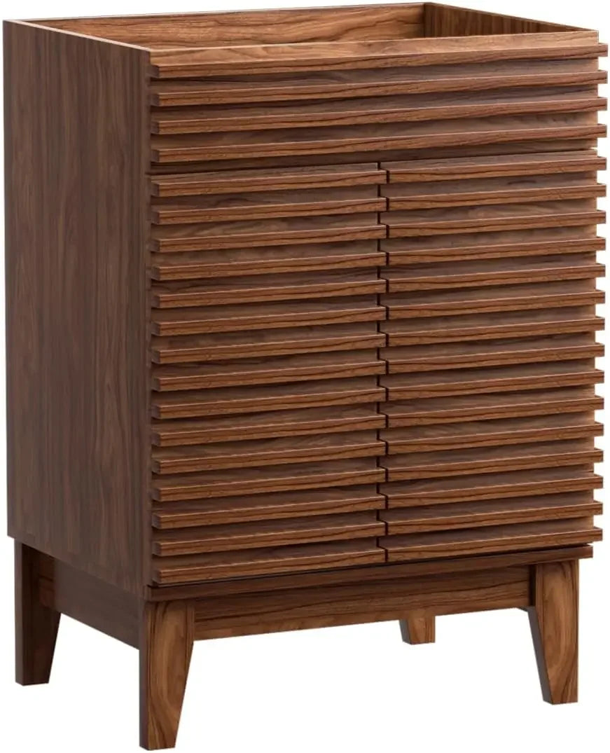 Bathroom Vanity Sink Mid-Century Freestanding Storage Cabinet