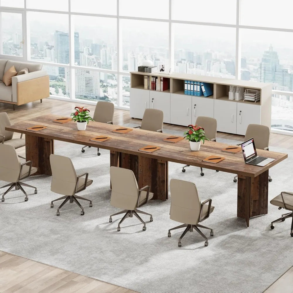 63 Inch Executive Desk Vintage Home Office Computer Writing Table