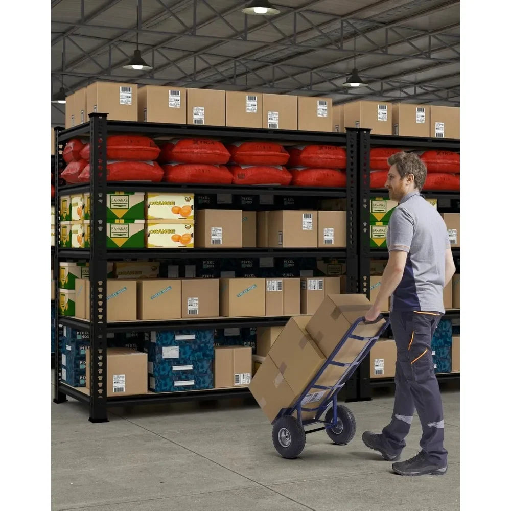 Heavy Duty Adjustable Metal Garage Storage Shelves Utility Rack