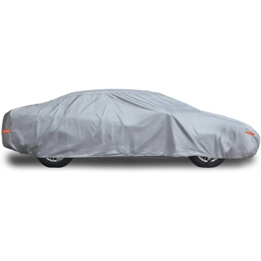 TrueShield Waterproof Car Cover Heavy Duty Fleece Lined Protection XL