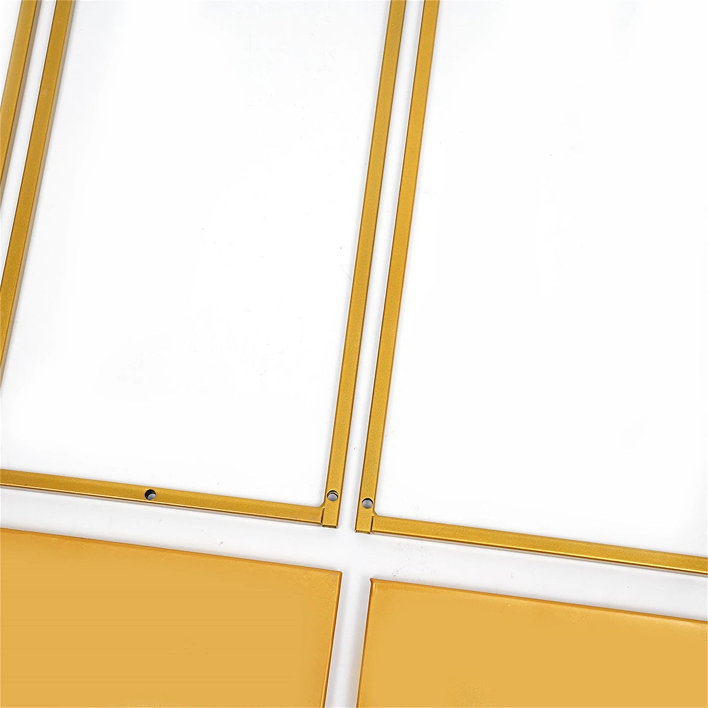 Set of 3 Metal Square Flower Stands Plant Holders for Home Wedding Decor