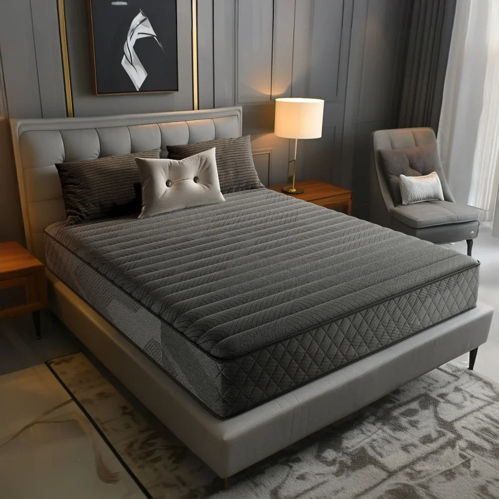 Ljustra Queen Mattress 10 Inch Hybrid Cooling Gel Memory Foam