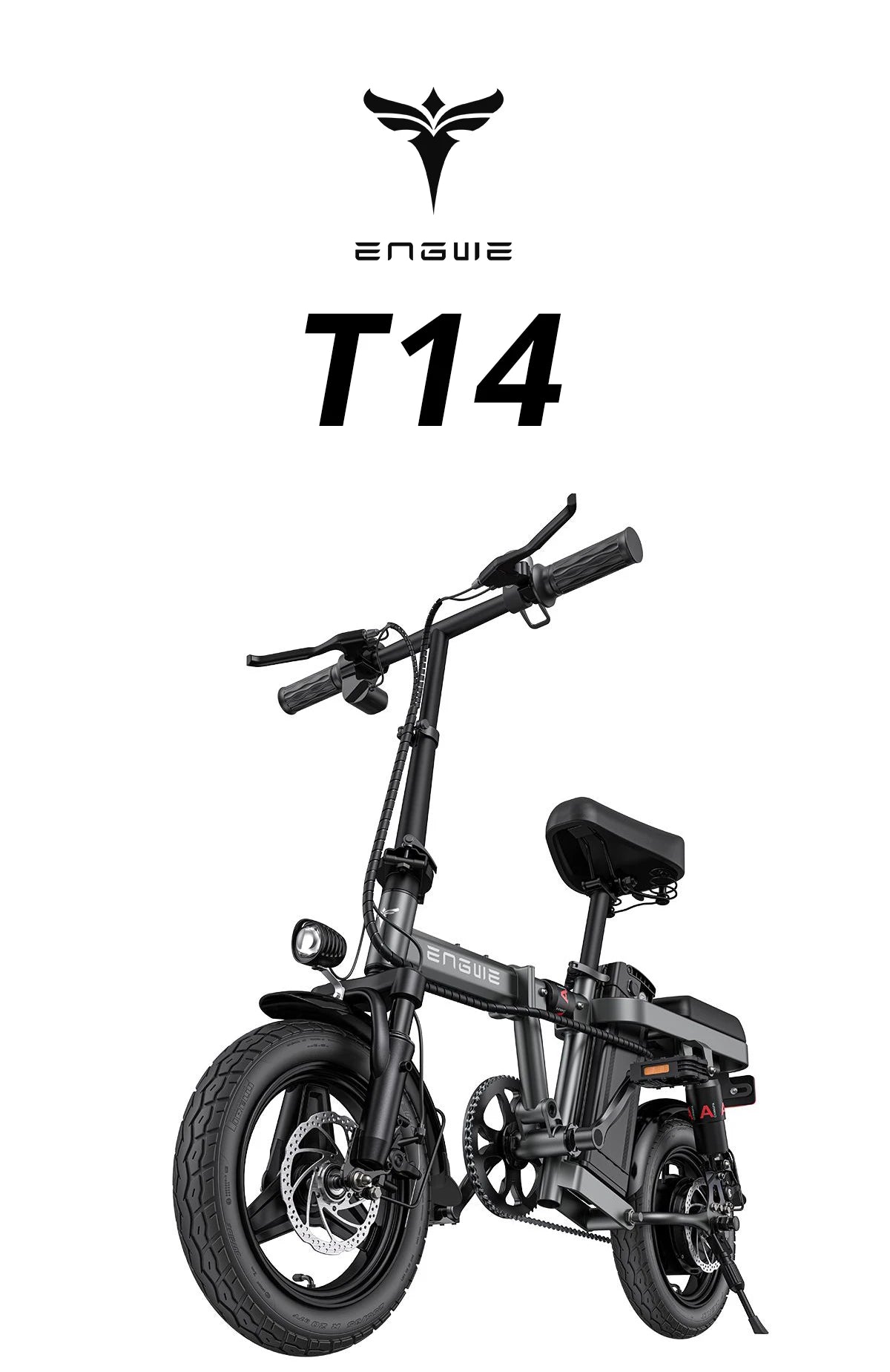 ENGWE T14 Folding Electric Bicycle 350W 48V 10Ah Urban Commuter Bike
