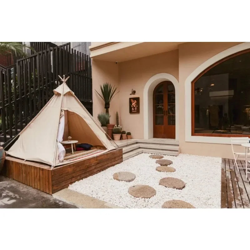 Ljustra Free Space Outdoor 100% Cotton Canvas Waterproof Camping Tent