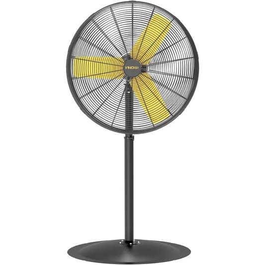30 Inch Industrial Pedestal Fan Heavy Duty 3 Speed Oscillating 8900 CFM