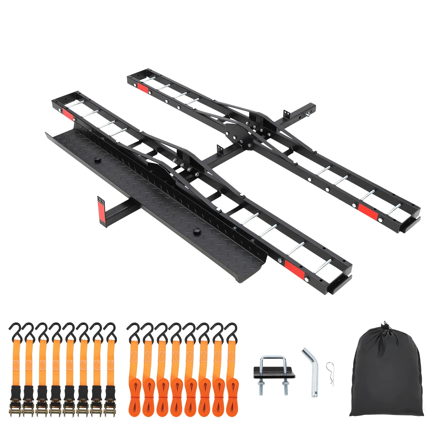 Heavy Duty 600 Lbs Dirt Bike Carrier for 2 Ebikes Motorcycle Rack