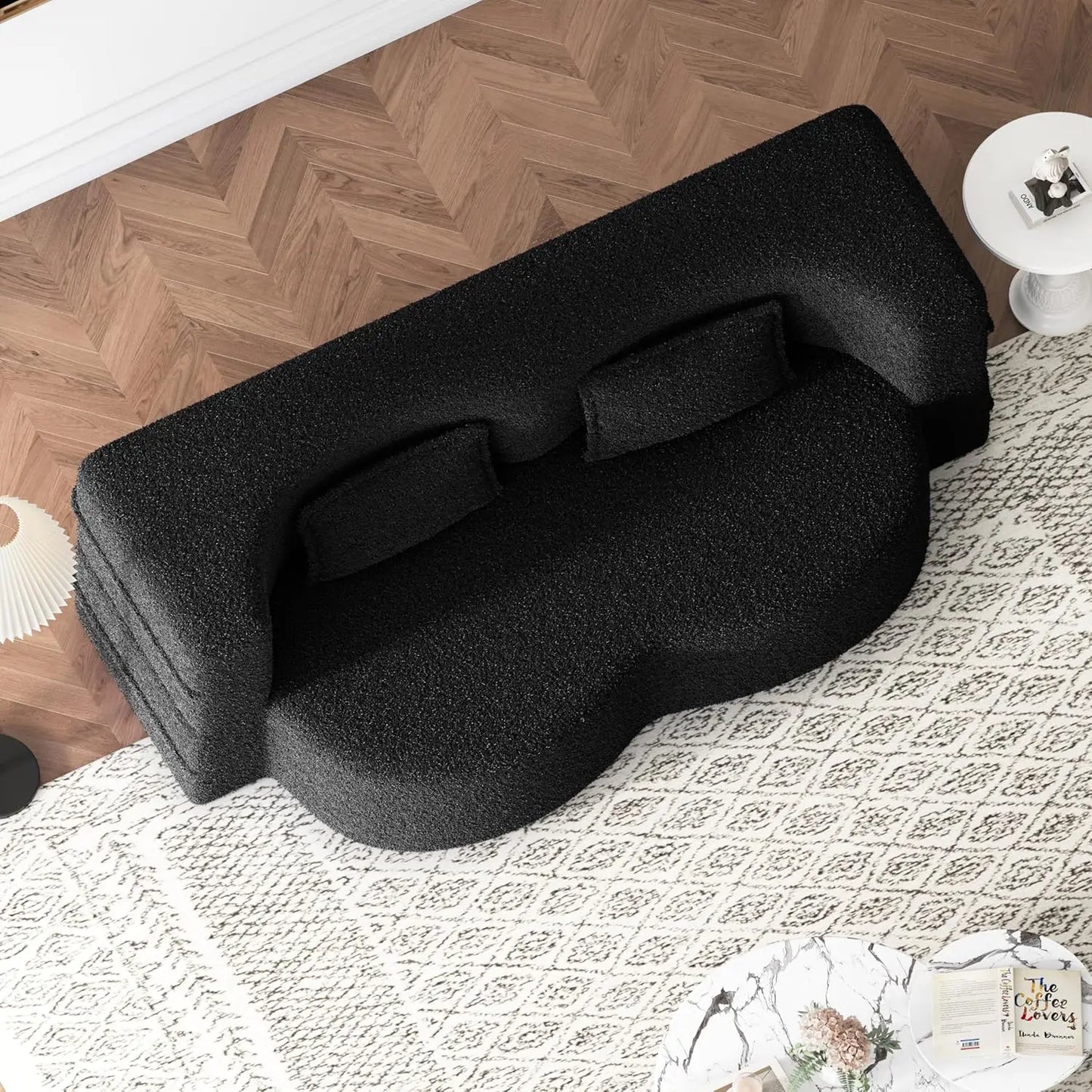 Ljustra Convertible Folding Sofa Bed Memory Foam Sleeper Couch