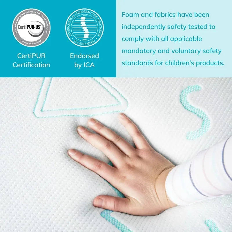 Ljustra 5 Inch Twin Mattress for Kids Bunk Bed Medium Firm Trundle