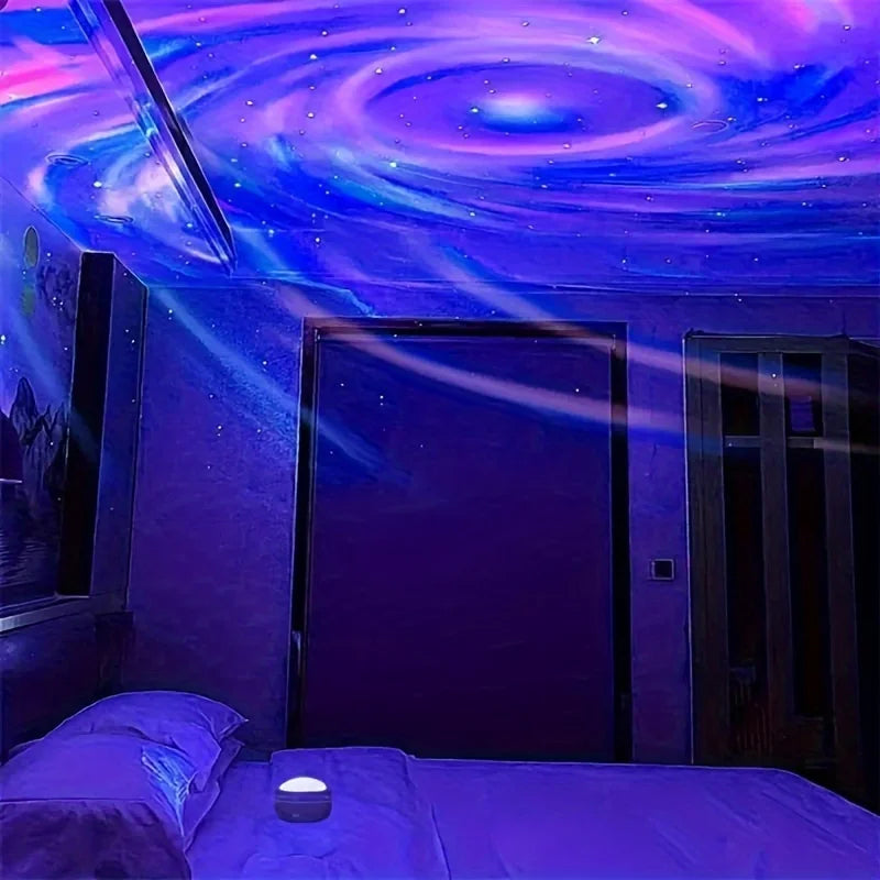 Aurora Star Projector Remote LED Night Light Galaxy Lamp Atmosphere