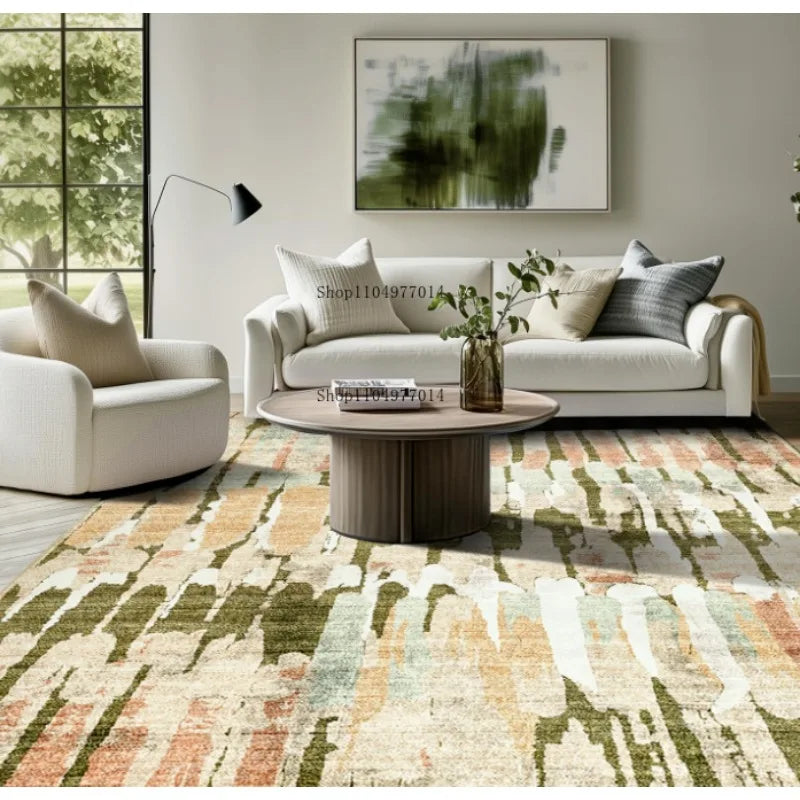 Soft Abstract Non-Slip Living Room Rug for Bedroom Dining Room