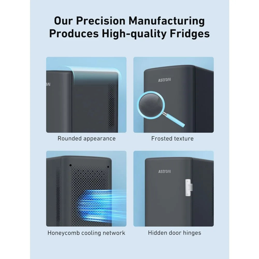 Mini Fridge 6 Liter Makeup Skincare Portable Cooler Warmer 110V 12V