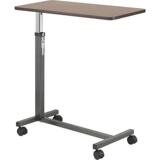 Adjustable Overbed Table with Wheels Rolling Desk Bedside Table NEW