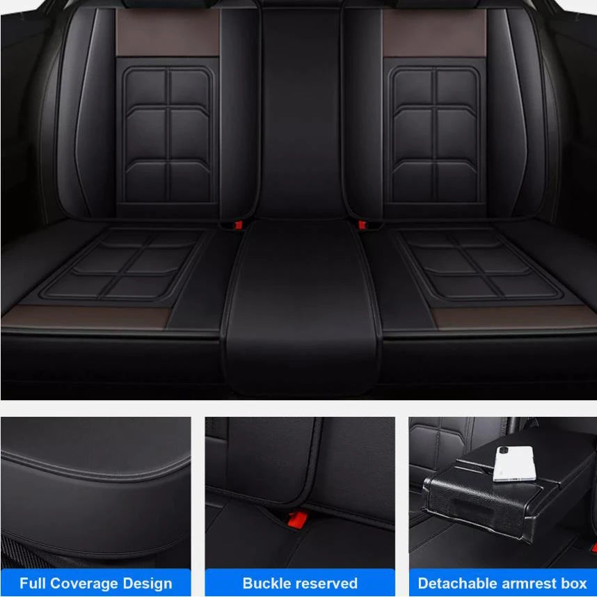 Quality Car Seat Protector Full Set for Chevrolet 5 Seat Leather Cover