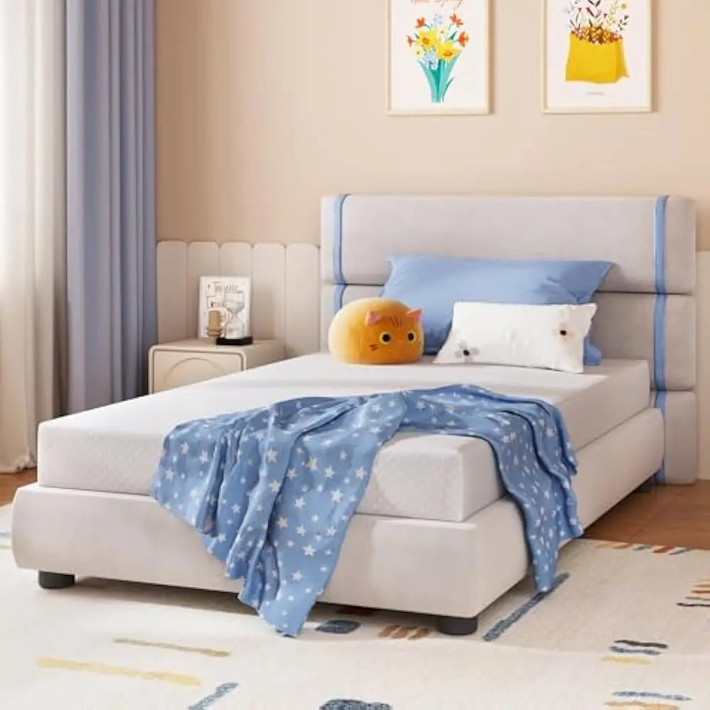 Ljustra 8 Inch Memory Foam Mattress for Cool Sleep and Pressure Relief