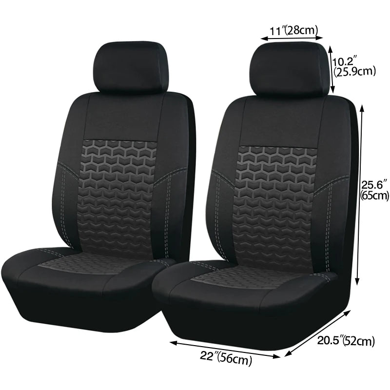 Ljustra Universal Car Seat Covers Front 2 Pieces for SUV Truck Van