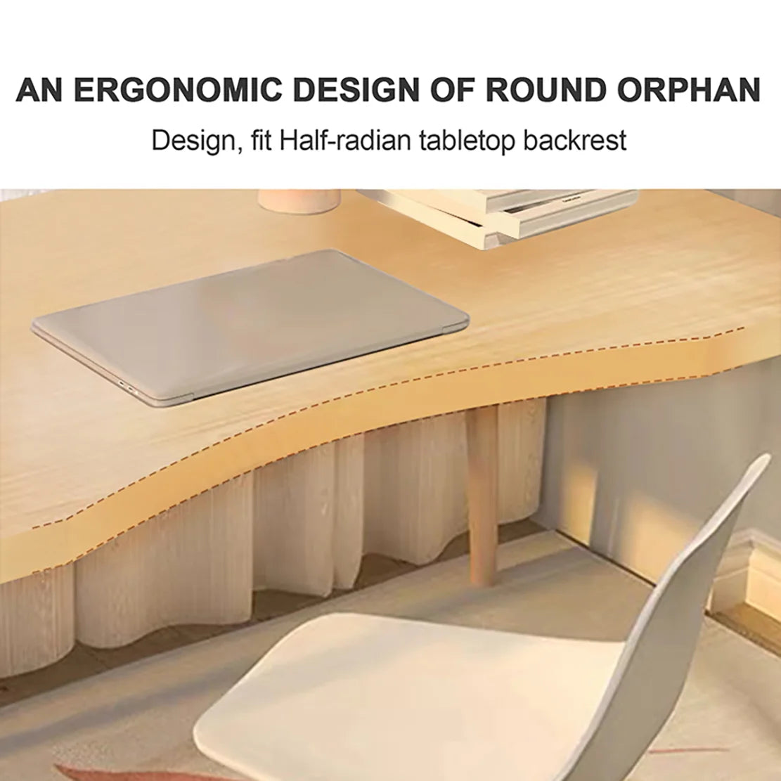 Modern Computer Desk Simple Style Home Office Vanity Study Desk