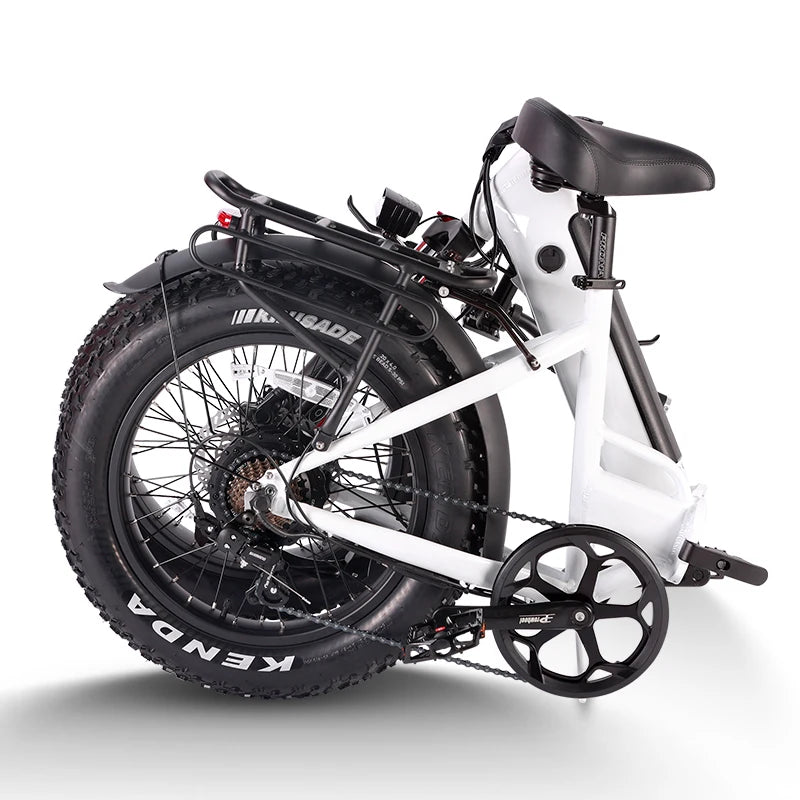 Outdoor Foldable Ebike 48V 750W Fat Tire Urban Commuter