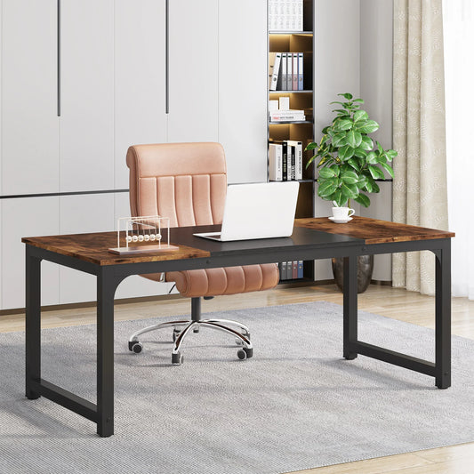 Ljustra Large Office Desk Modern Writing Table Workstation for Home Office
