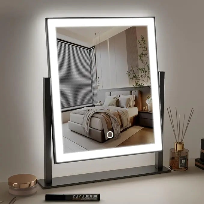 Lighted LED Makeup Mirror Hollywood Vanity Mirror with Adjustable Brightness