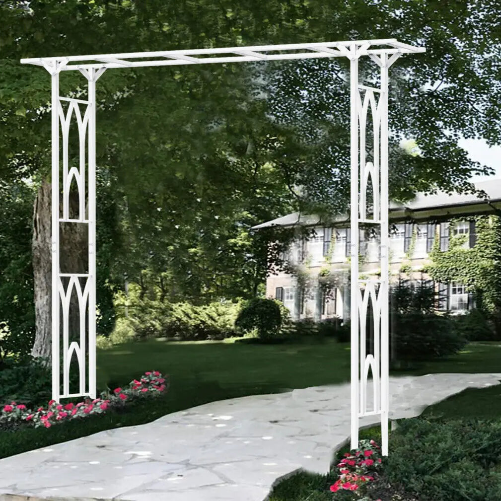 Stereoscopic Garden Arch Metal Wedding Arch Outdoor Pergola Trellis