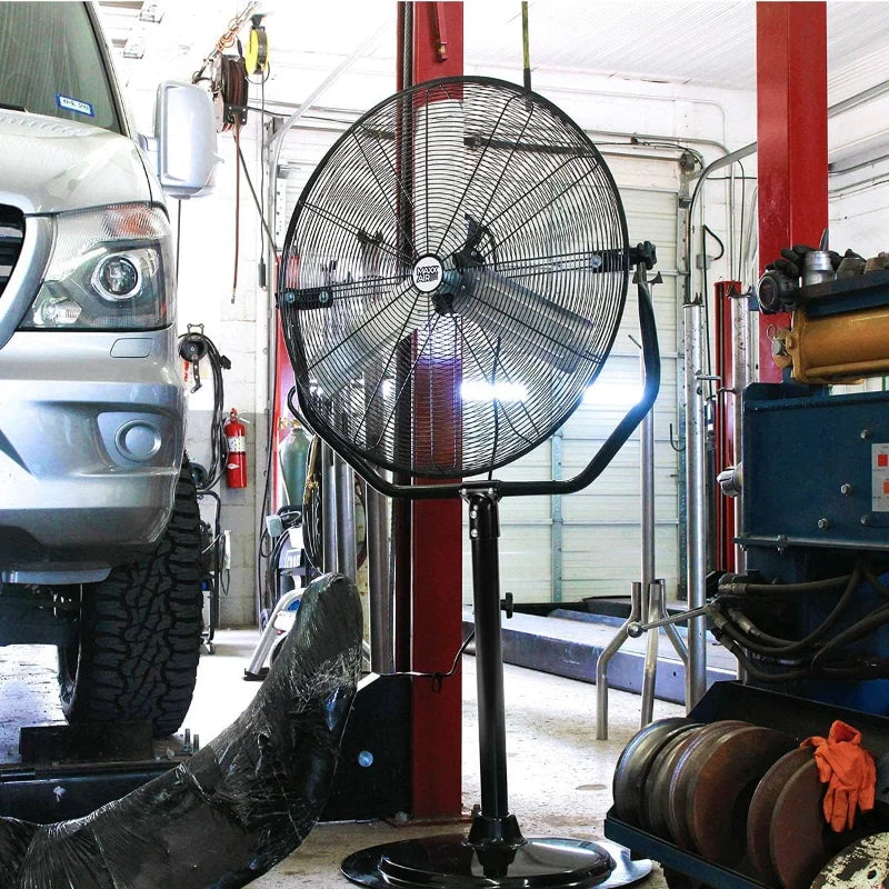 Maxx Air 30" Industrial Pedestal Fan High Velocity Air Circulation