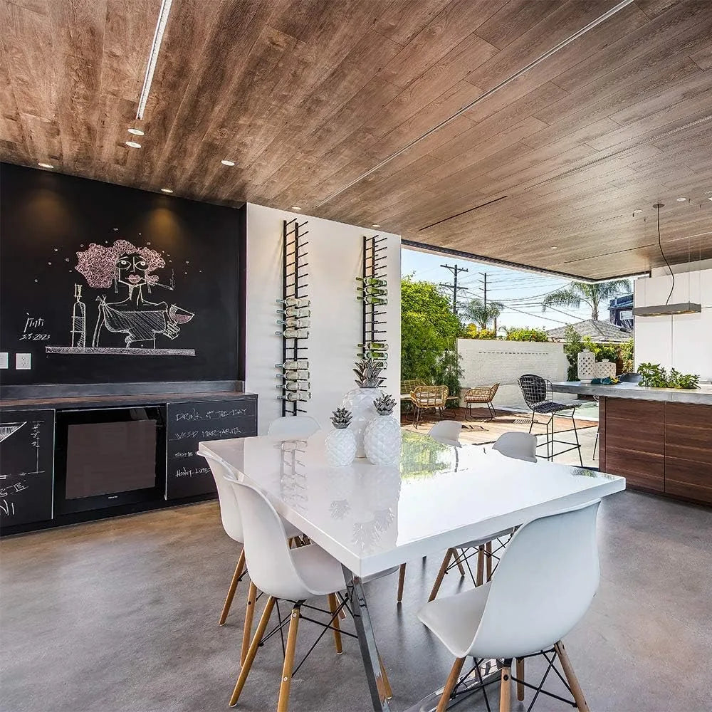 Modern Wall Mounted Wine Rack Storage for 24 Bottles