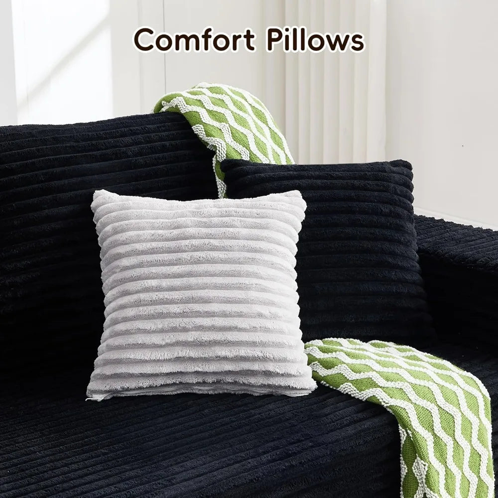 Ljustra 108 Inch Modular Sectional Sofa with Oversized Chaise Deep Seating