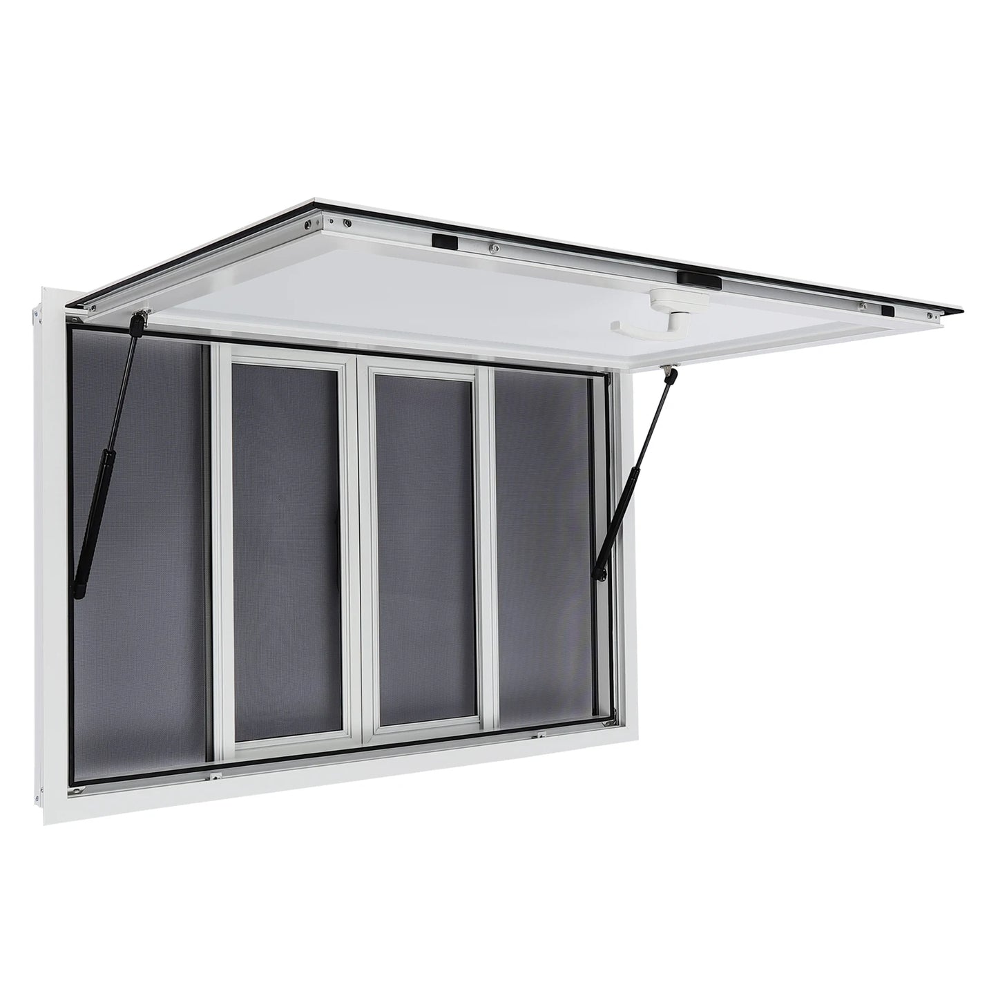 Concession Window Aluminum Alloy Food Truck Service Window Modern Design