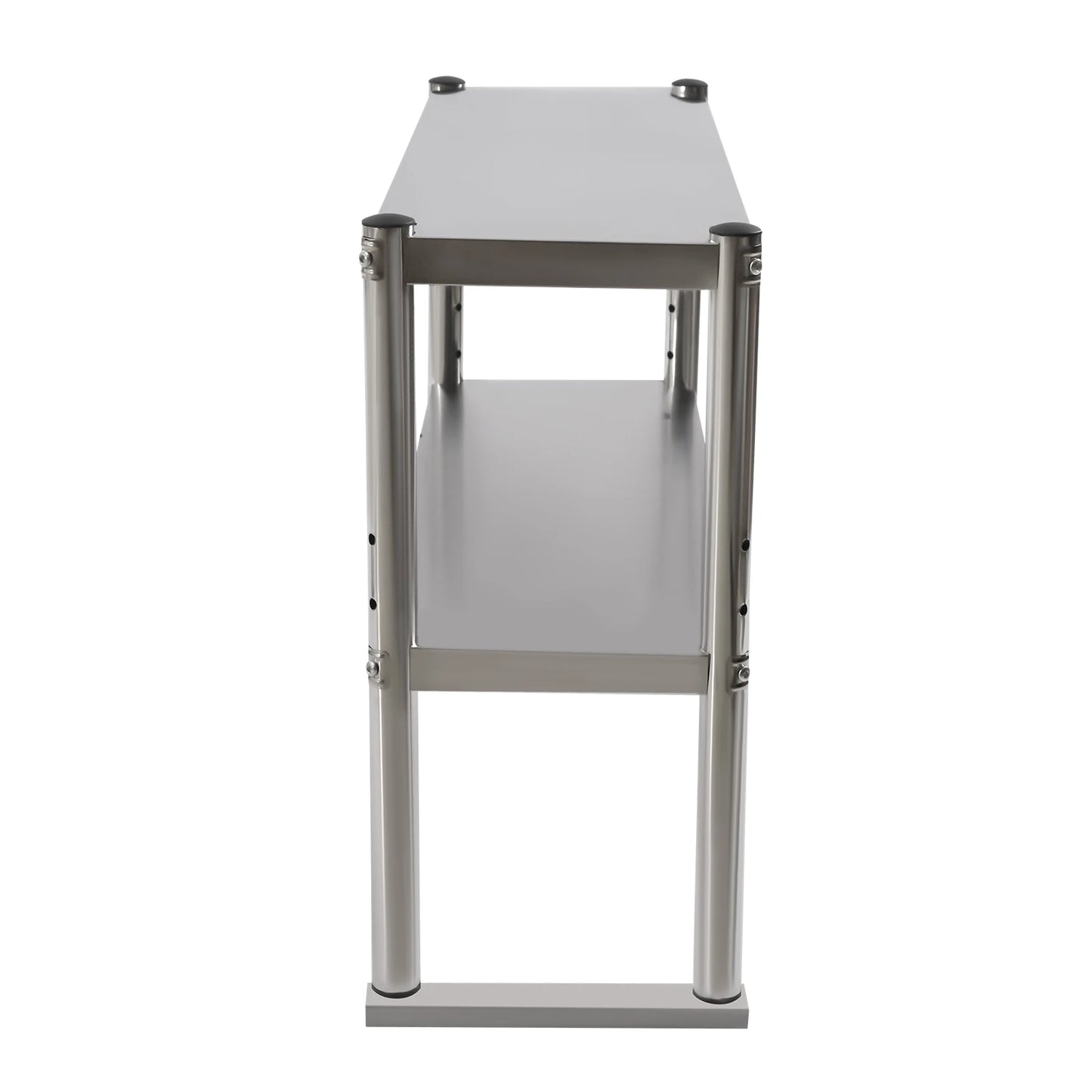 2-Tier Stainless Steel Work Table Food Prep Shelf Station 36x12in