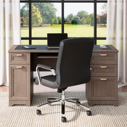 Ljustra Magellan 59 Inch Manager Computer Desk Modern Home Office