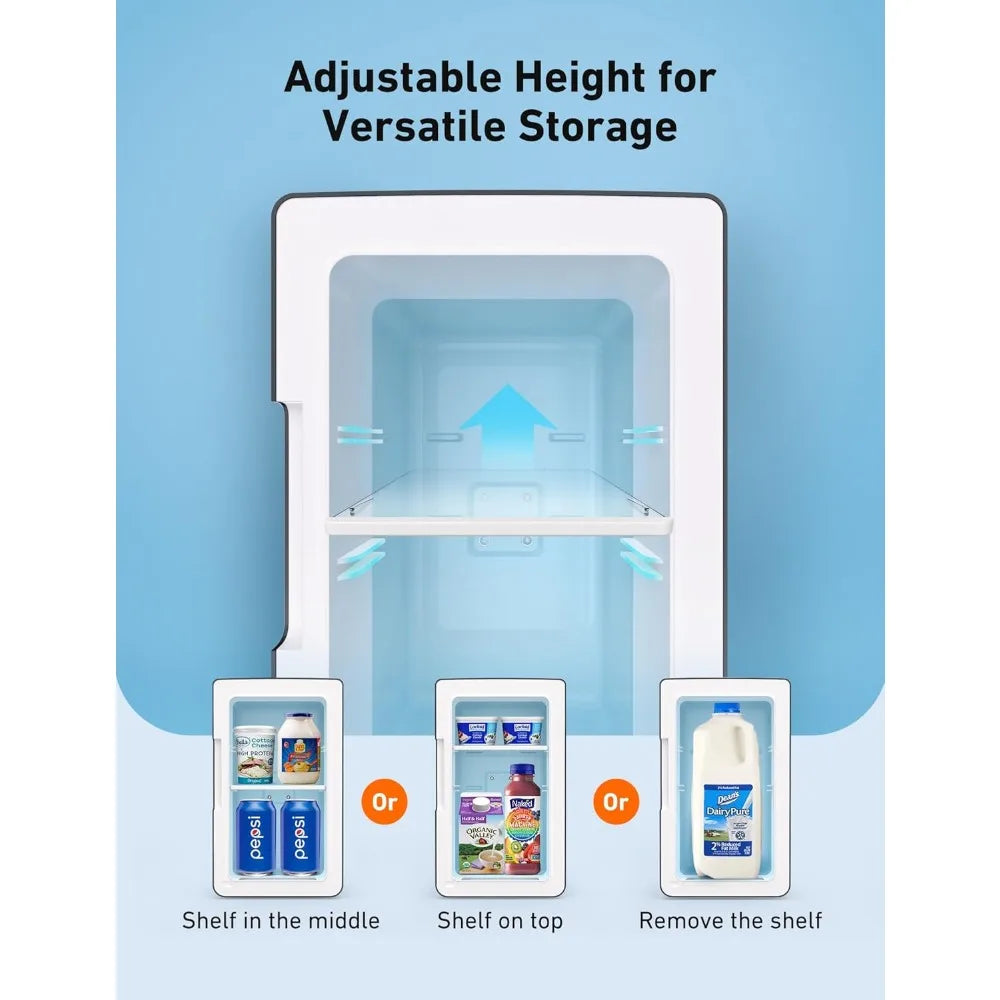 Mini Fridge 6 Liter Makeup Skincare Portable Cooler Warmer 110V 12V