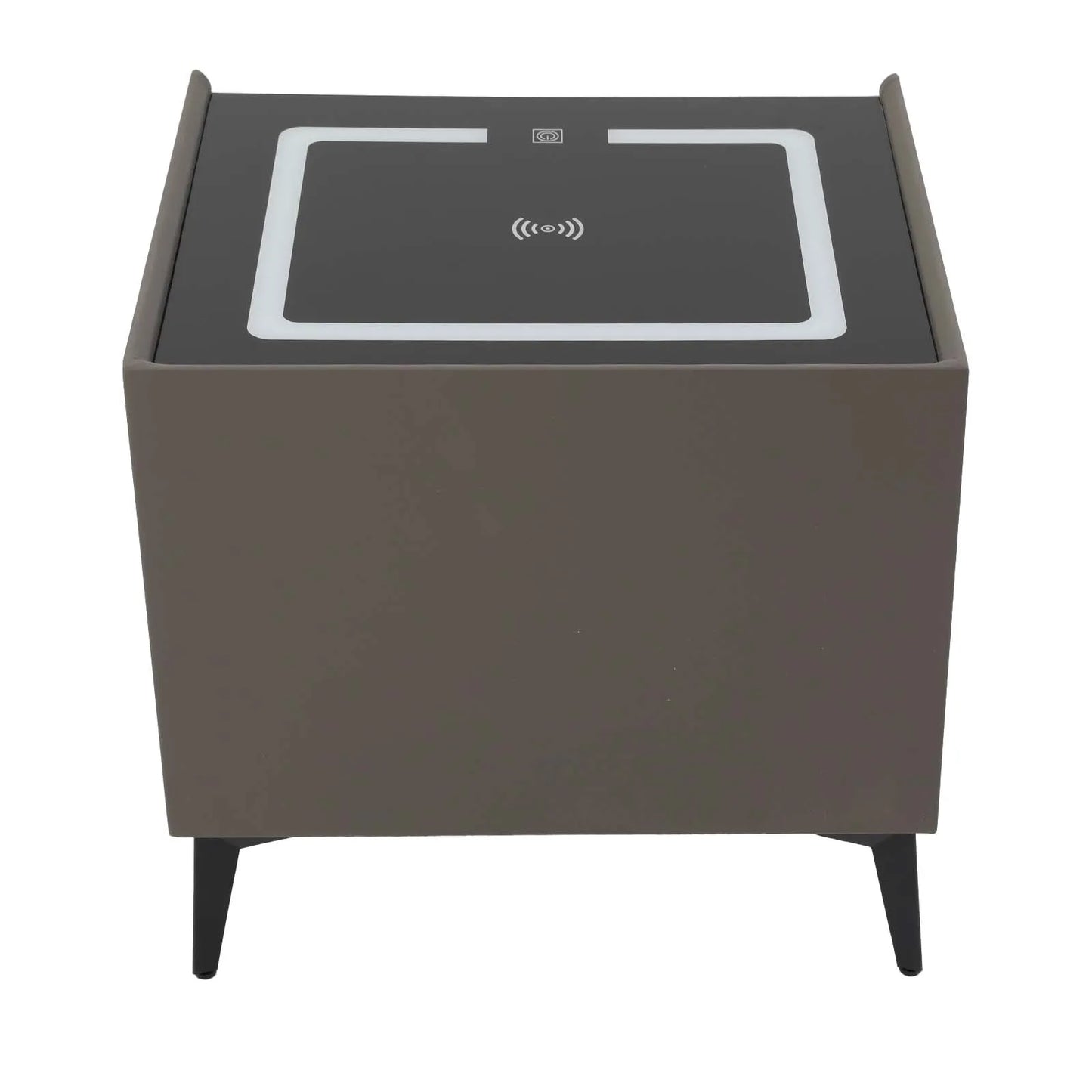 Smart Bedside Table with Bluetooth Speaker USB Wireless Charging and Light