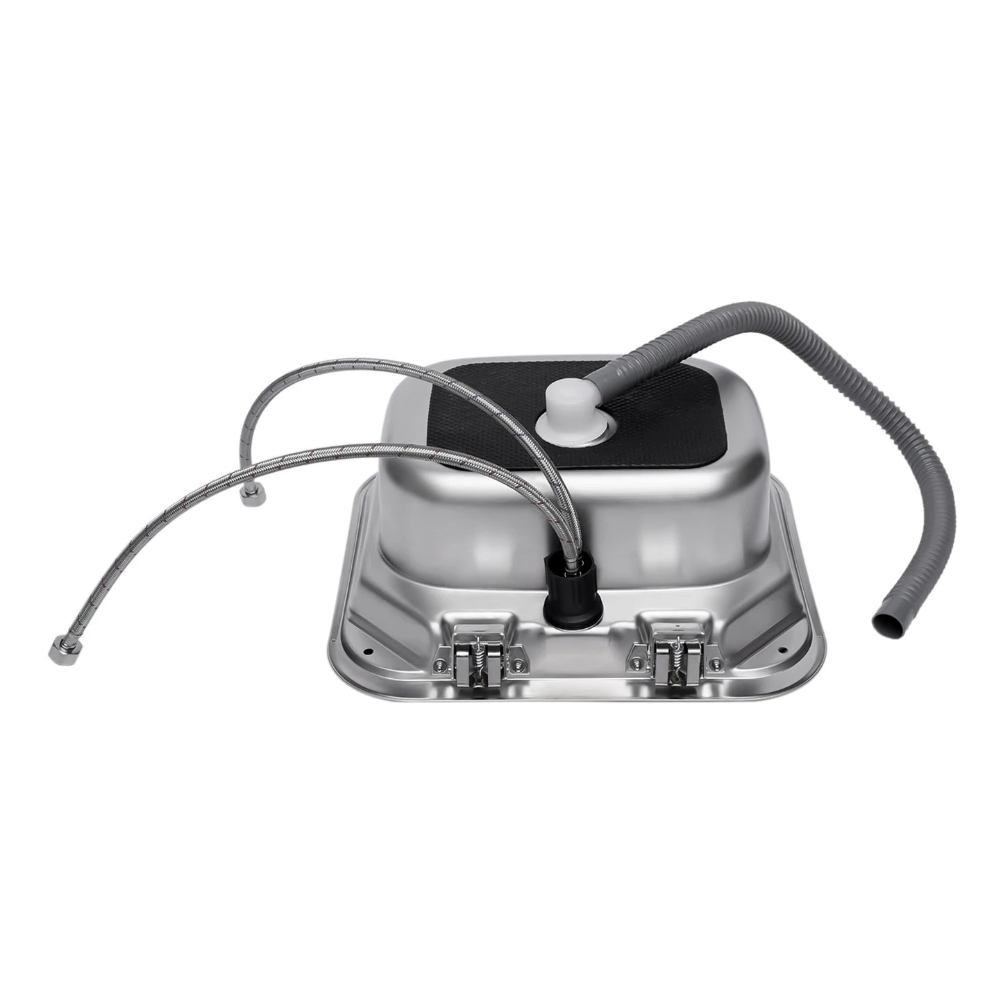 Steel Hand Wash Basin Sink with Tap for RV Caravan Boat Accessories