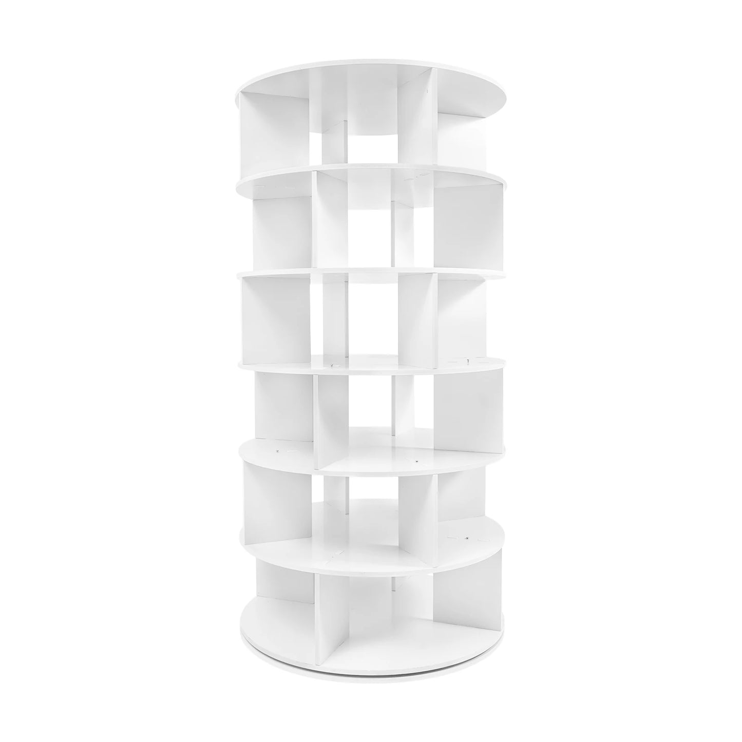 6 Tier Rotating Shoe Rack Free Standing Storage Holder Space Saving