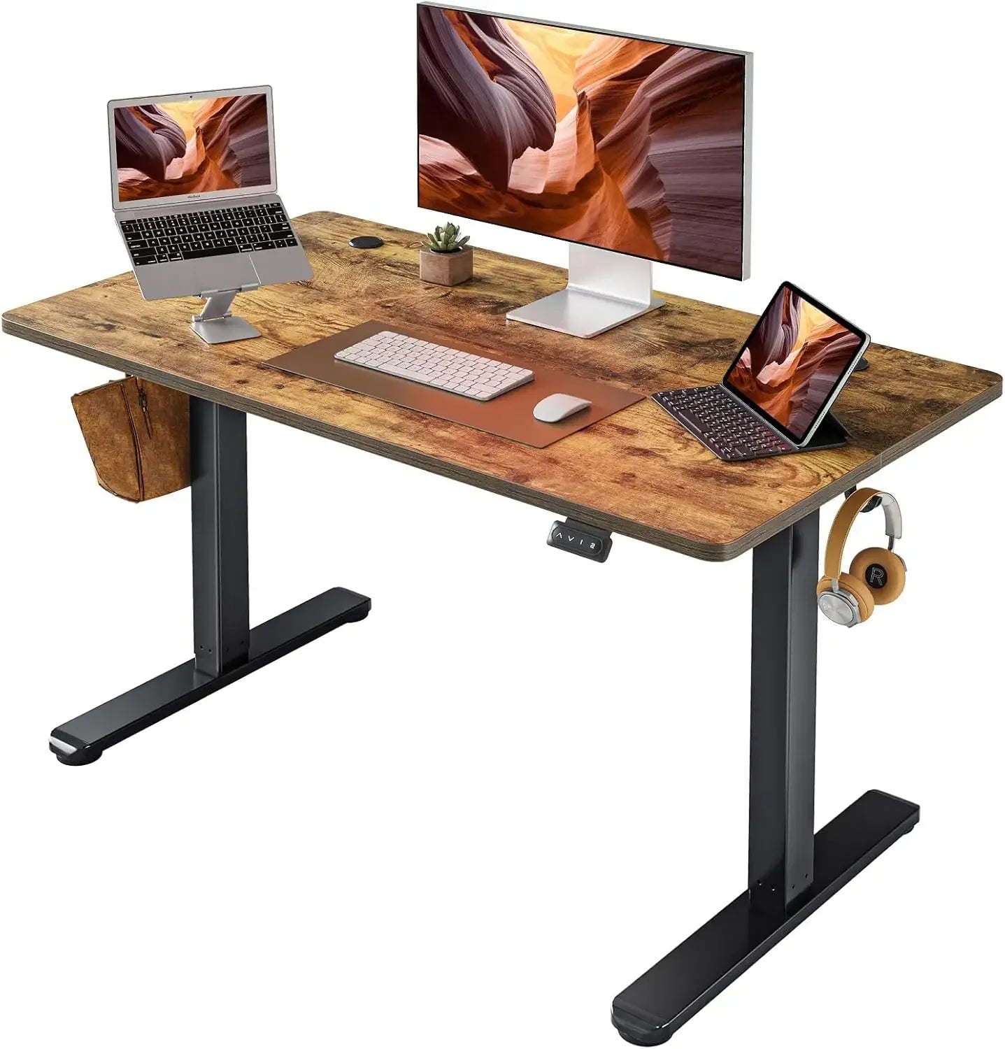 Electric Standing Desk Adjustable Sit-to-Stand Ergonomic Workstation