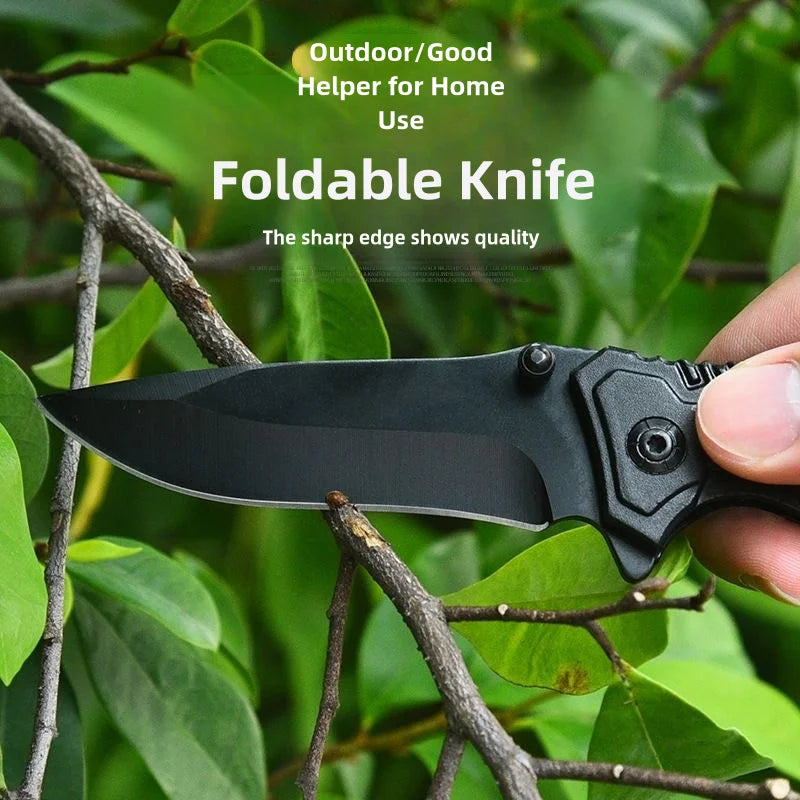 Multi Functional Foldable Camping Knife with Safety Lock for Fishing