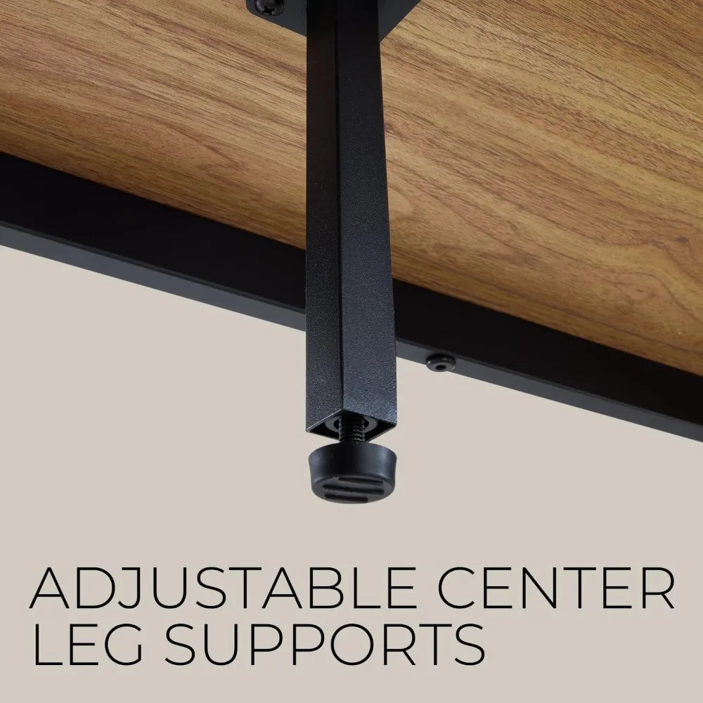 Ljustra Slatted Sideboard Cabinet 4 Doors Accent Storage Console