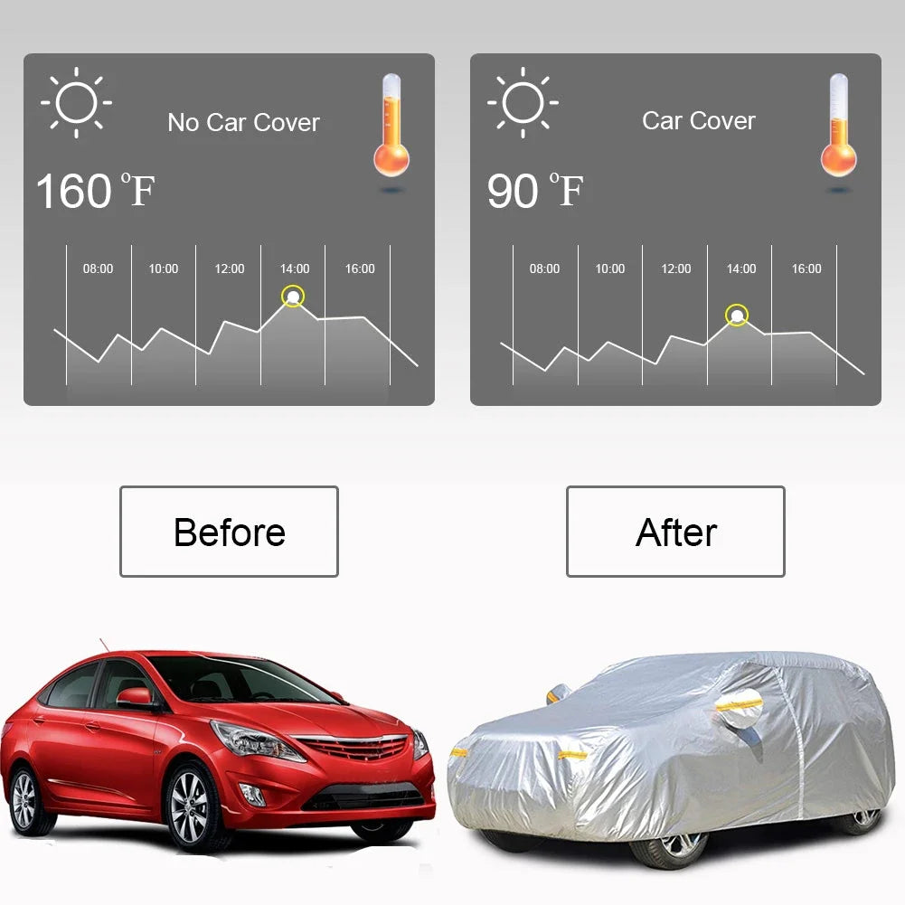 Universal SUV Cover Waterproof Dust Snow Rain Protector Car Covers