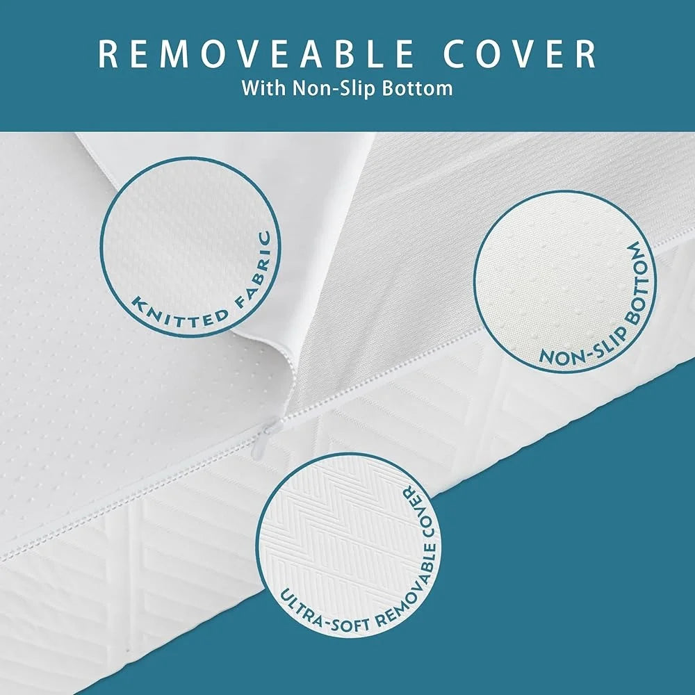 Ljustra 4.5 Inch Memory Foam Replacement Mattress Full Size Sofa Bed