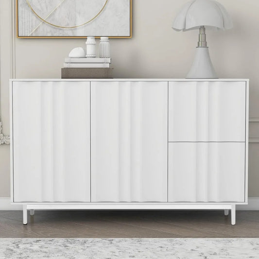 Accent Sideboard Storage Cabinet 47 Inch Dining Buffet Console Table