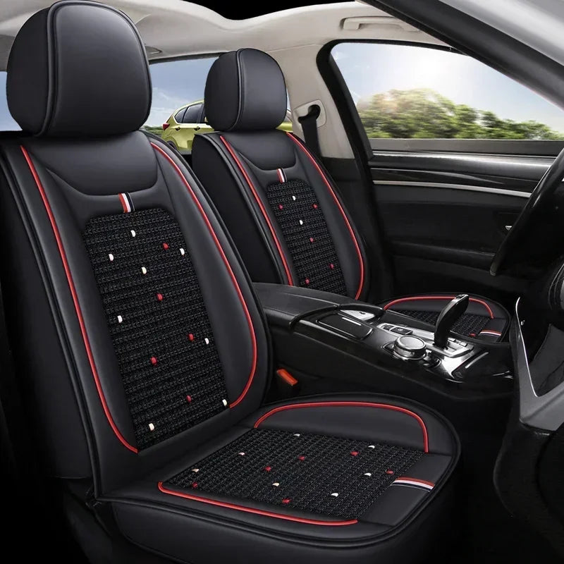 Kia K5 2025 Waterproof Wear-Resistant Leather Car Seat Covers 4 Seasons