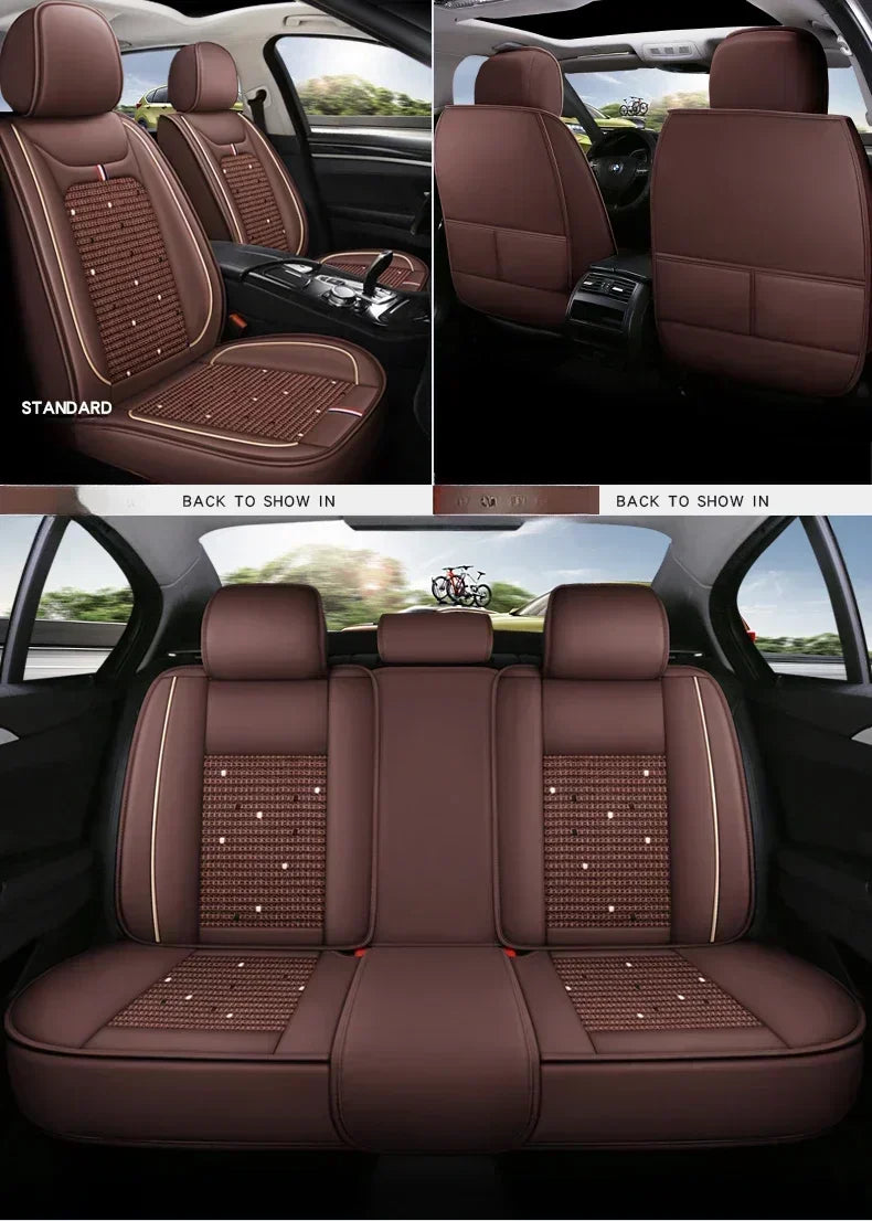 Kia K5 2025 Waterproof Wear-Resistant Leather Car Seat Covers 4 Seasons