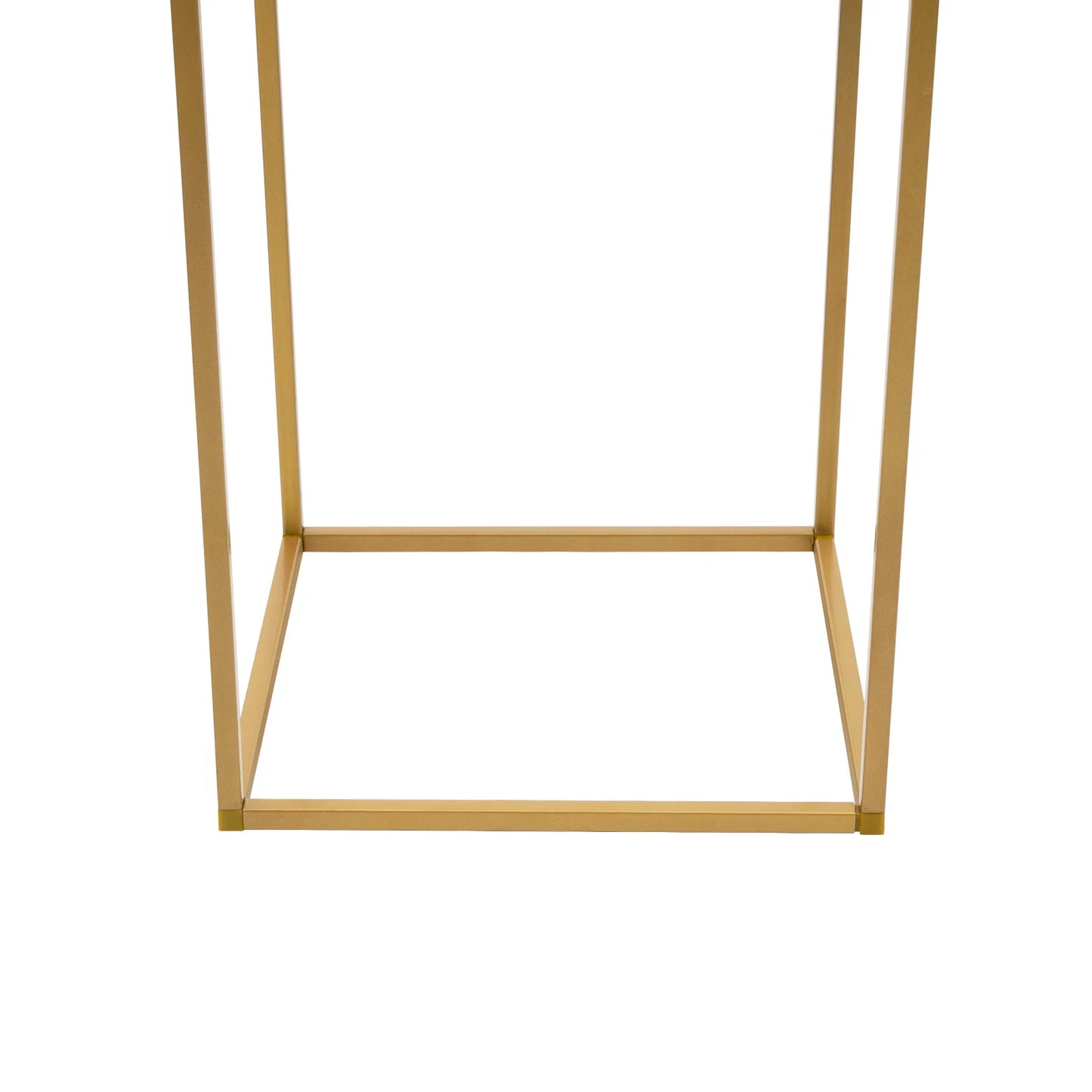 10Pcs Golden Metal Flower Vases Column Stand Wedding Decor
