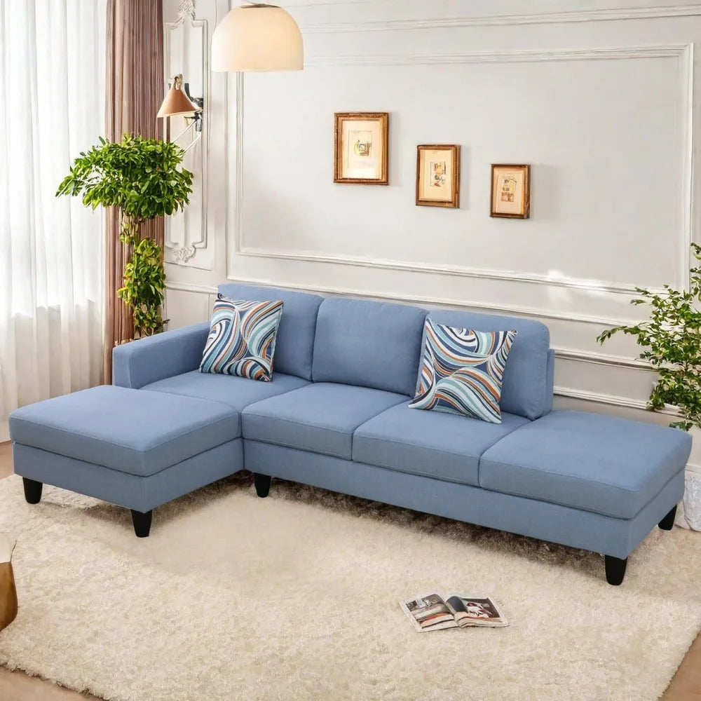 Ljustra Modular Sectional Sofa 4 Seat Convertible Couch Living Room