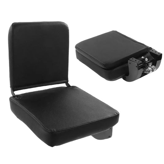 RV Bus Folding Flip Seat Elegant Leather Heavy Duty Camper Accessory
